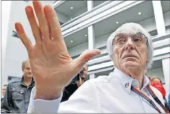  ??  ?? DIRECTO. Ecclestone ya no manda, pero sigue opinando sobre la F1.