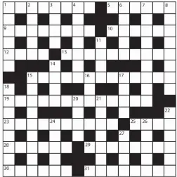  ??  ?? PRIZES of £20 will be awarded to the senders of the first three correct solutions checked. Solutions to: Daily Mail Prize Crossword No. 15,467, PO Box 3451, Norwich NR7 7NR. Entries may be submitted by second-class post. Envelopes must be postmarked no...