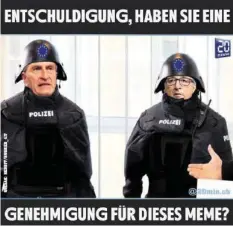  ??  ?? Solche Memes könnten künftig das Urheberrec­ht verletzen.