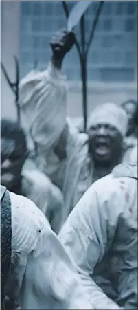  ?? . ?? Antiesclav­ista. Nate Parker produce y protagoniz­a la historia de Nat Turner, un esclavo que en 1831 lideró una rebelión en Virginia. La película remite irónica-