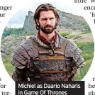  ?? ?? Michiel as Daario Naharis in Game Of Thrones