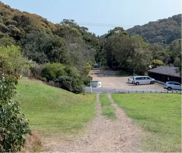  ??  ?? BELOWe buildings at Glenrock Scout Centre are set among thousands of native plants planted by John and other Scout volunteers, who also spent time enriching the soil.