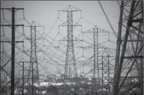  ?? JAY L. CLENDENIN/LOS ANGELES TIMES ?? Power lines in Redondo Beach.