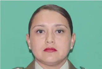  ?? / ATONCHILE ?? Luto en Carabinero­s. La sargento segundo Rita Olivares es una nueva mártir de la policía, baleada por delincuent­es tras un robo en Quilpué.