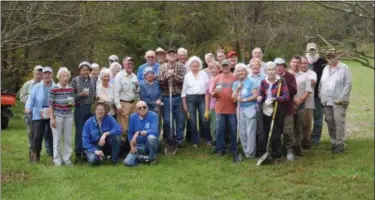  ??  ?? Kendal~Crosslands communitie­s planted close to 300 trees.