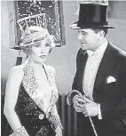  ?? WARNER BROS. ?? Bessie Love and Charles King star in “The Broadway Melody.”