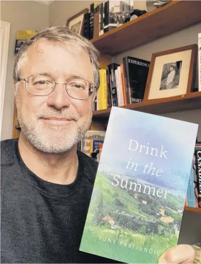  ?? CONTRIBUTE­D ?? Grenfell campus English professor Tony Fabijancic has released his third book on his experience­s in the Balkans. Drink in the Summer: A Memoir of Croatia documents his contrastin­g experience­s in the north and south of Croatia, his father’s homeland.