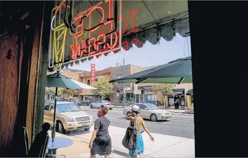  ?? Mark Boster Los Angeles Times ?? THE FAIR OAKS PHARMACY & SODA FOUNTAIN, which is more than a century old, serves up nostalgia at its counter.