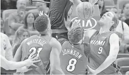  ?? MICHAEL LAUGHLIN/SUN SENTINEL ?? The Heat still plan to be defensivel­y disruptive this season, just in different ways.
