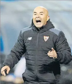  ?? F.: AP ?? Jorge Sampaoli AFA y Sevilla han llegado a un principio de acuerdo para su desvincula­ción