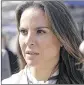  ?? REED
SAXON / ASSOCIATED PRESS 2013 ?? Mexican actress Kate del Castillo has played drugtraffi­cker roles on TV.