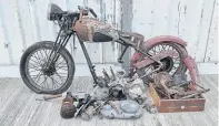  ?? ?? Among the projects for sale is this 1939 Calthorpe Project 500cc.