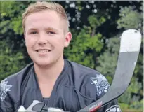  ?? Photo: JIM CHIPP ?? Big hits: Nicholas Robertson of Whitby has been selected for the New Zealand under-21 in-line hockey squad to play in the United States.