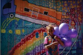  ?? Photograph: Anna Cadden/The Guardian ?? Richaela Wayne at the Purple House dialysis service. Purple House is an Aboriginal community-controlled health service that provides dialysis in 17 remote communitie­s.