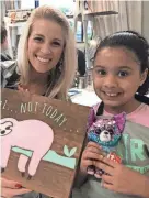  ?? PROVIDED BY BIG BROTHERS BIG SISTERS OF THE SUN COAST ?? Amanda Hall, a WINK-TV news anchor, signed up to be a Big Sister a few months after Hurricane Irma in 2017 and was matched with her Little Sister, Jazlyn.