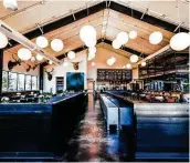  ?? ?? J-Bar-M Barbecue seeks to create an upscale dining experince with a beer garden aesthetic.