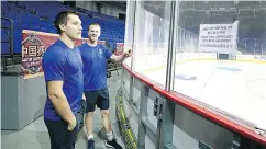  ?? JEFF VINNICK, NHLI VIA GETTY IMAGES ?? Bo Horvat, Daniel Sedin and the rest of the Vancouver Canucks who made the trip to Shanghai will play a pair of pre-season games in China, a first for the league.