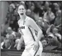  ?? AP/JESSICA HILL ?? Kia Nurse made nine three-pointers and finished with 29 points as the Lady Huskies whipped Syracuse 94-64 on Monday in the Bridgeport Regional of the NCAA Women’s Tournament.