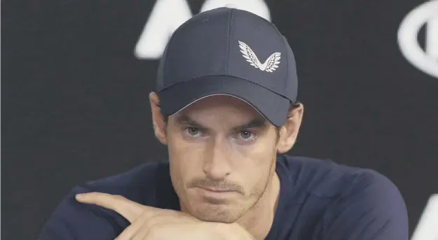  ??  ?? 0 Sir Andy Murray revealed the tale when asked in a question and answer session at the Cincinnati Masters what he got into trouble for as a child