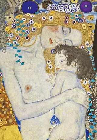  ?? ?? The Three Ages of Woman (detail), 1905, oil on canvas, 68in by 67¼in, by Gustav Klimt (1862–1918), Galleria Nazionale d’arte Moderna, Rome, Italy