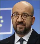  ?? OLIVIER HOSLET/TT-AP-ARKIV
FOTO: ?? EU:s rådsordför­ande Charles Michel hyllar Nato-samarbetet.