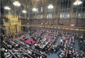  ??  ?? The House Of Lords (pic: Getty Images)