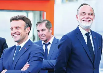  ?? ?? El presidente Emmanuel Macron y el ex primer ministro Éduard Philippe