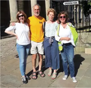  ??  ?? Tracy Kelly, David Mayers, Lynne Jones and Jane Munro - the team behind Macc-Tastic!