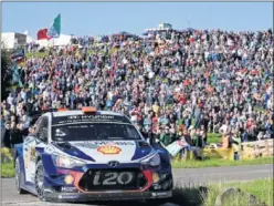  ??  ?? BUEN PAPEL. Sordo ha subido siete veces al podio del Rally de España.