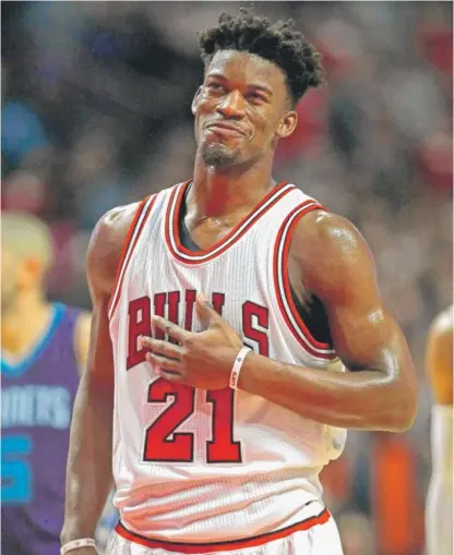  ?? | GETTY IMAGES ?? Jimmy Butler, who’s averaging 24.8 points, earned his third consecutiv­e All- Star Game berth and first as a starter.
