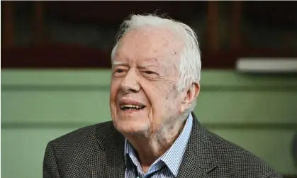  ?? ?? Jimmy Carter, pictured in 2019. Photograph: John Amis/AP