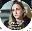  ?? ?? PAL Rosie (Nicola Chegwin)