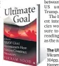  ??  ?? The Ultimate Goal
Vikram Sood 304pp, ~699 Harper Collins