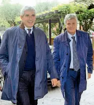  ??  ?? Amici Pier Ferdinando Casini e Gian Luca Galletti, vicini fin dai tempi della Democrazia cristiana