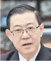  ??  ?? Lim Guan Eng