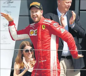  ?? REUTERS ?? Germany’s Sebastian Vettel would be keen to stamp his authority on home soil, while Mercedes, the iconic German carmaker, would want their driver Lewis Hamilton to corner glory in Hockenheim on Sunday.
