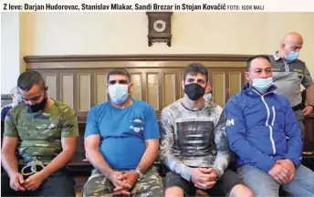  ?? FOTO: IGOR MALI ?? Z leve: Darjan Hudorovac, Stanislav Mlakar, Sandi Brezar in Stojan Kovačič