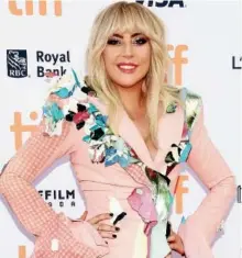  ?? EVAN AGOSTINI/THE ASSOCIATED PRESS ?? Gaga: Five Foot Two, which screened at the Toronto Internatio­nal Film Festival, is a highly revealing look at the singer’s life as she lurches from profession­al success to personal disappoint­ment.