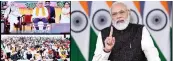  ?? ?? PM Modi addressing Gurpurab celebratio­ns