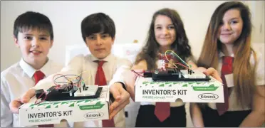  ??  ?? Dunoon Grammar pupils have been putting their entreprene­urial skills to the test.