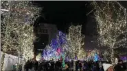  ?? SUBMITTED ?? Downtown Cleveland lights up for Winterfest 2017 on Nov. 25.