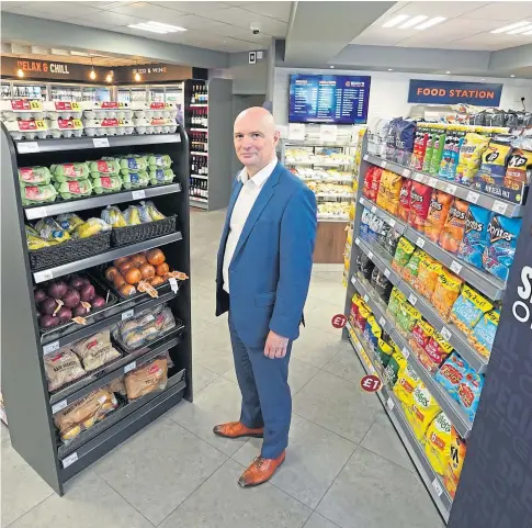  ?? ?? AMBITIOUS: The inaugural Eddy’s Food Station made its debut in Alloa in May. This month, Stephen Thompson is opening the doors of new premises in Greenock and Larbert, saying: “Expansion is front and centre for the brand”.