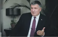  ?? Getty ?? Arsen Avakov said the Salisbury poisoning suspect spirited former Ukraine president Viktor Yanukovich out of the country