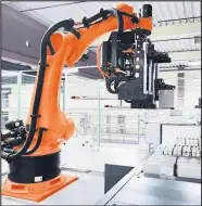  ??  ?? ■ An example of one of the robots set to be used at Nestlé and XPO’s new facility. Picture by Swisslog.