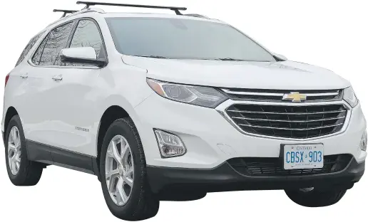  ?? PHOTOS: JIL MCINTOSH/DRIVING.CA ?? The 2018 Chevrolet Equinox Premier Diesel AWD will set you back $41,945 and gets 6.1 L/100 km on the highway.