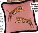  ??  ?? Pouncing Tigers cushion, £30,