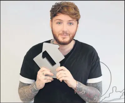  ??  ?? James Arthur secured the No1 spot with his latest single, You Won’t Let Go, but it has sparked a potential legal row