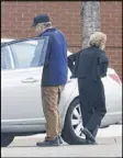  ?? STEVE HELBER / AP ?? John Hinckley gets into his mother’s car in front of a recreation center in Williamsbu­rg, Va., in spring of 2015.