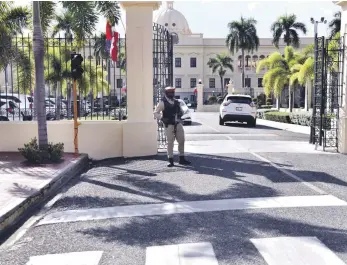  ?? ARCHIVO/LD ?? Durán Villar estrelló una camioneta contra una puerta del Palacio Nacional.