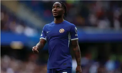  ?? ?? Chelsea have started the season without a sponsor on the front of their shirt. Photograph: Ben Hoskins/Getty Images